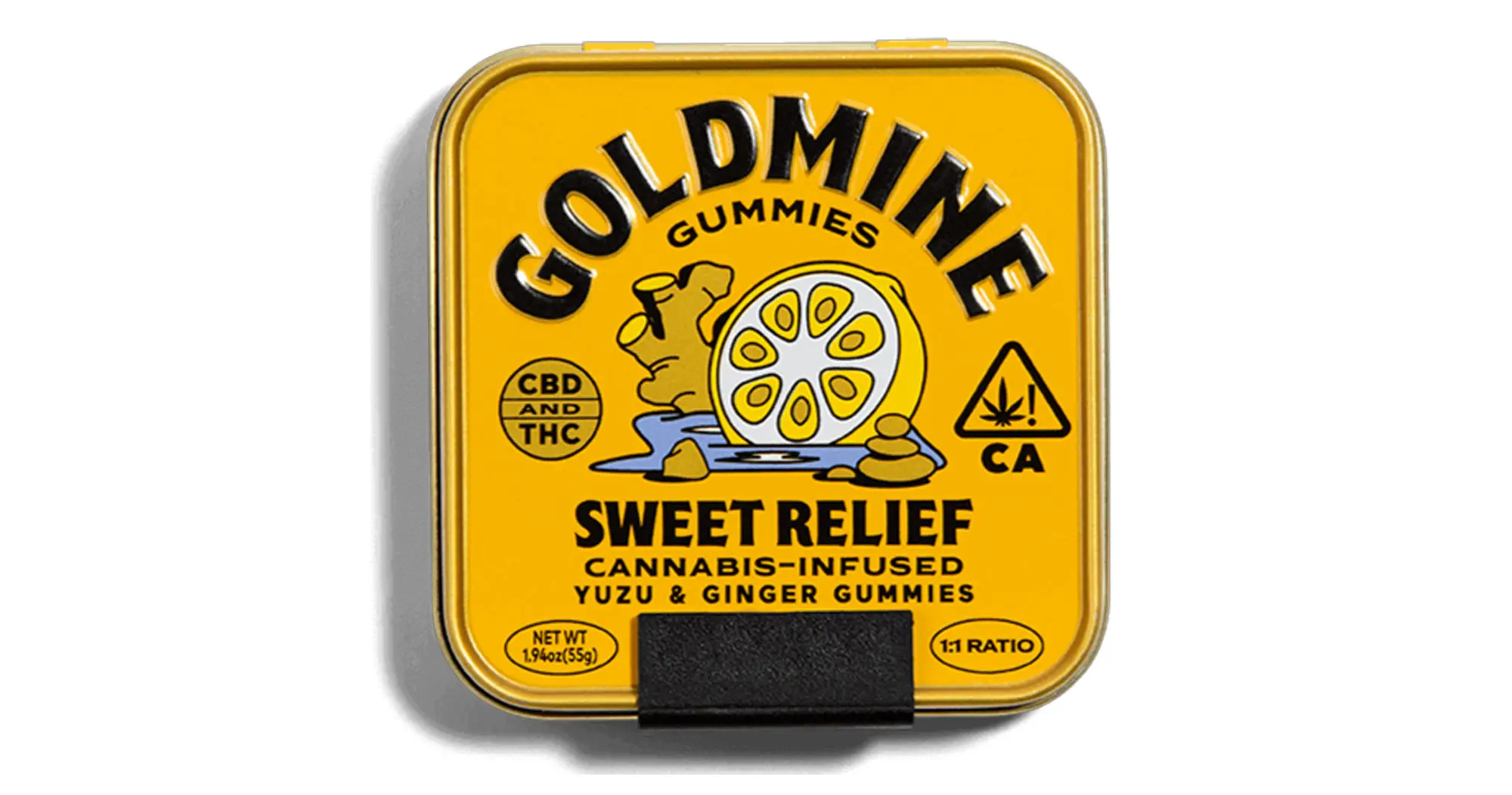 Yuzu Ginger Sweet Relief 1:1 CBD Gummies