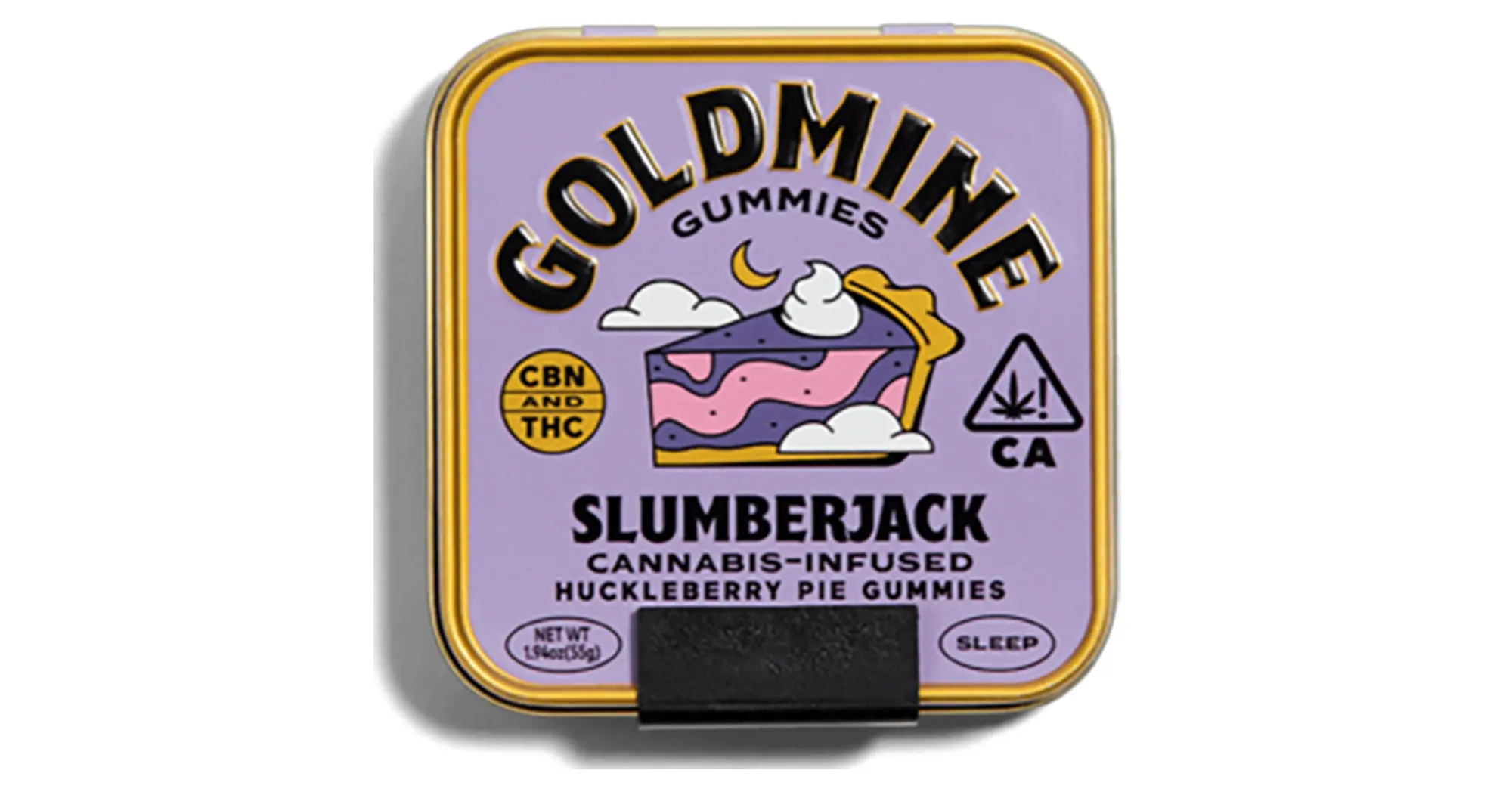 Huckleberry Pie Slumberjack 5:1 Sleep Gummies