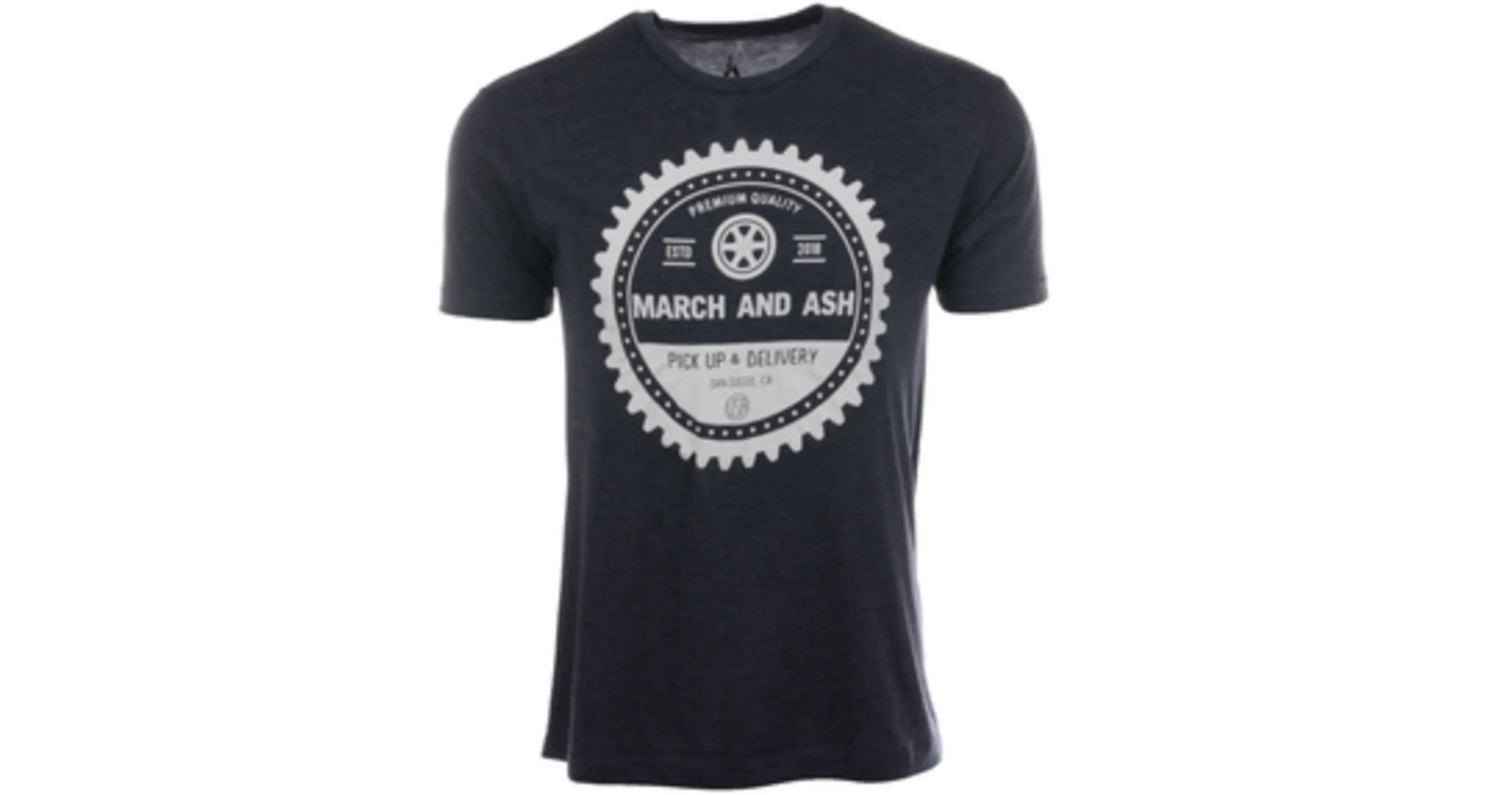 Unisex Navy Vintage March and Ash Gear Tee