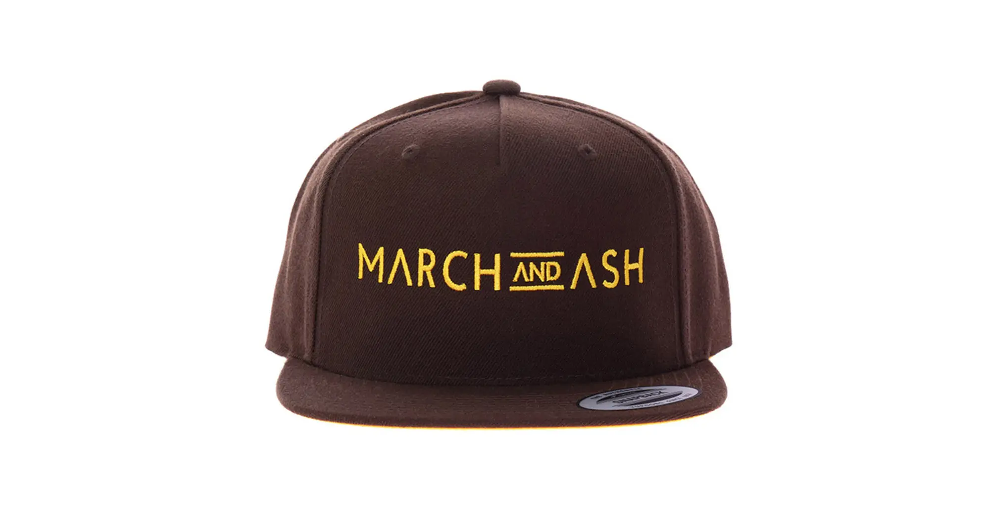 Brown Hat With Gold March and Ash Logo