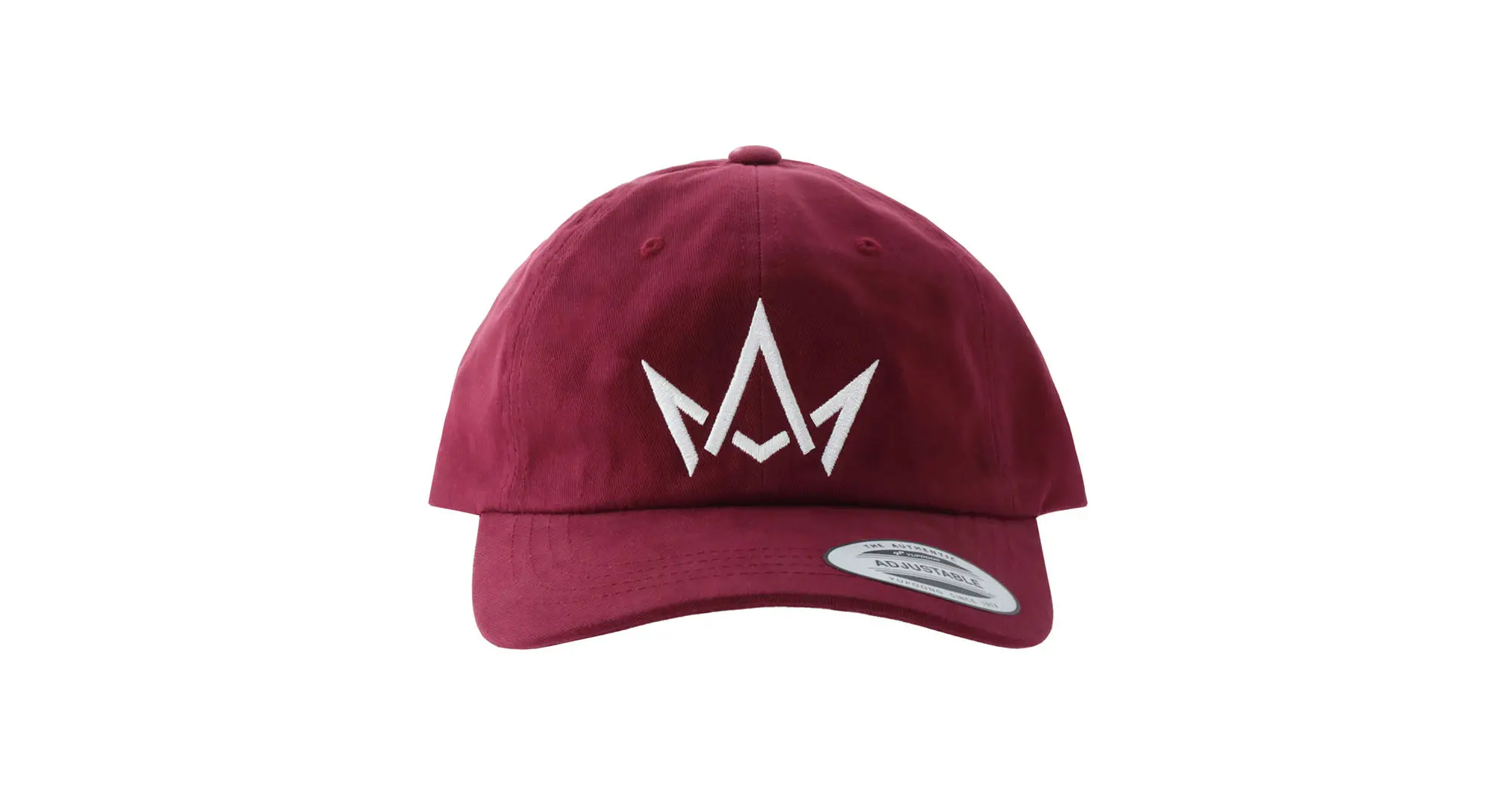 Maroon Hat White Crown Logo