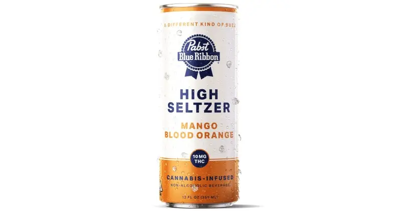 Higher Mango Blood Orange Seltzer
