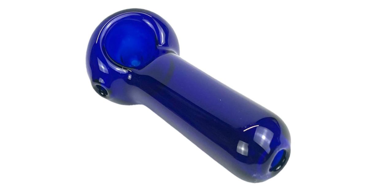 23 Cobalt Simple Spoon Pipe