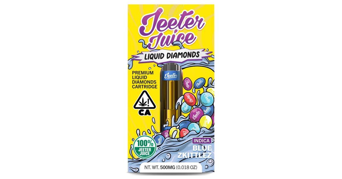Blue Zkittlez Liquid Diamonds Cartridge