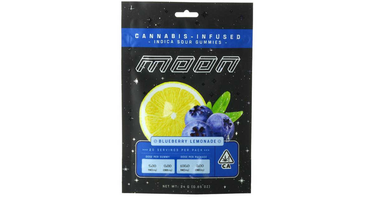 Blueberry Lemonade Indica Sour Gummies