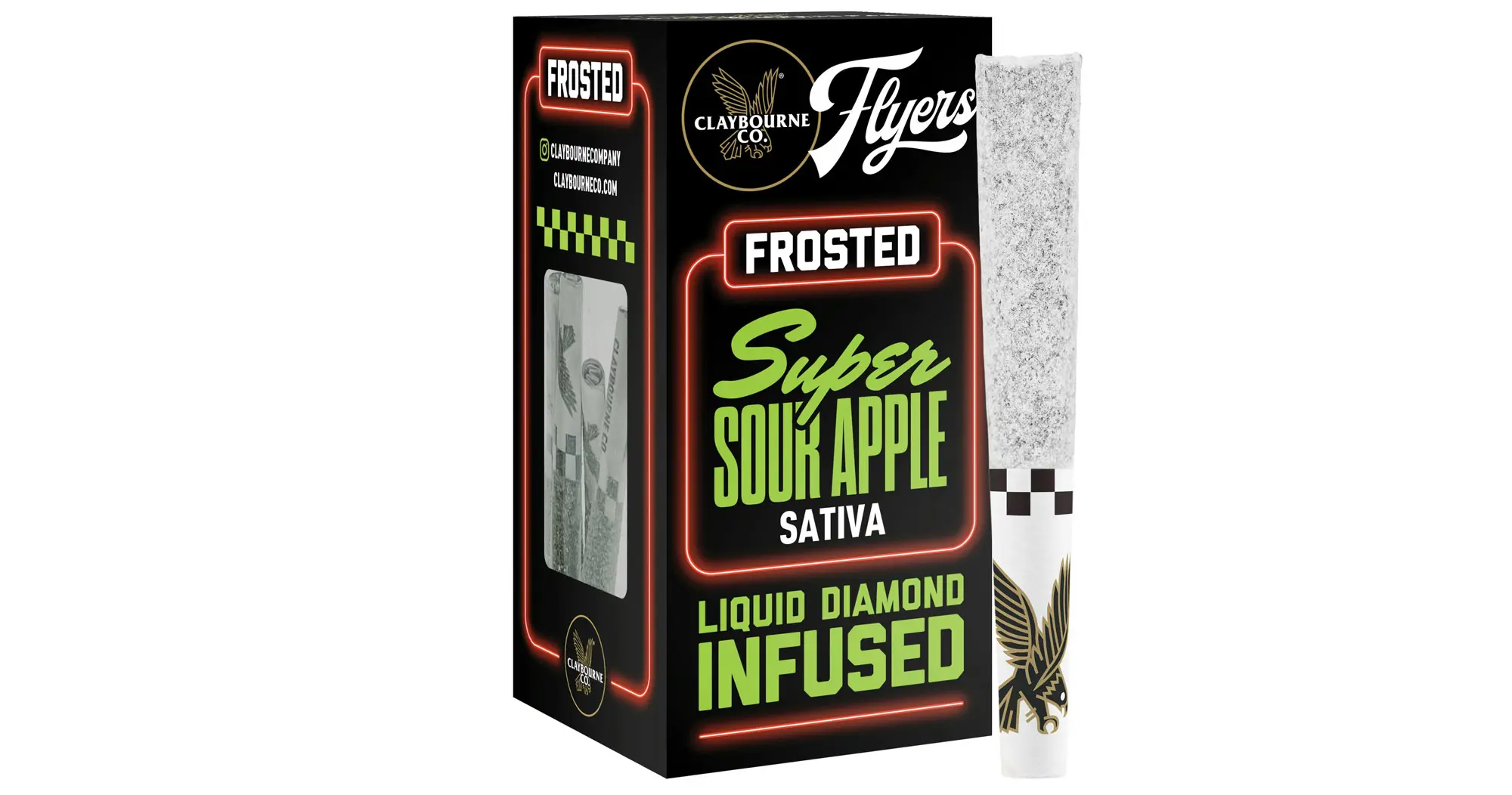 Super Sour Apple Flyers Frosted Infused Pre-Rolls