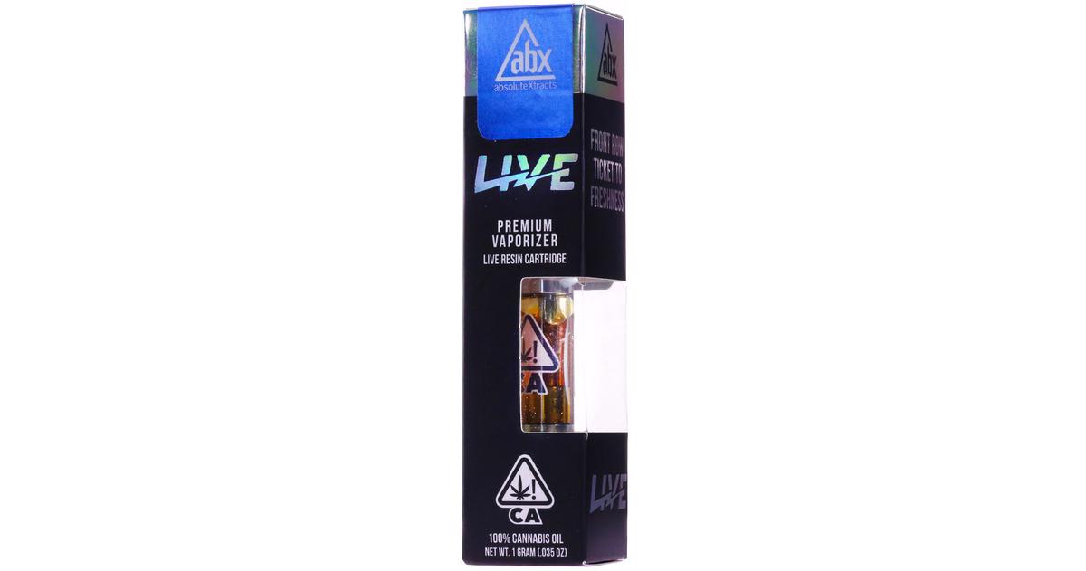 White Tahoe Cookies Live Resin Cartridge