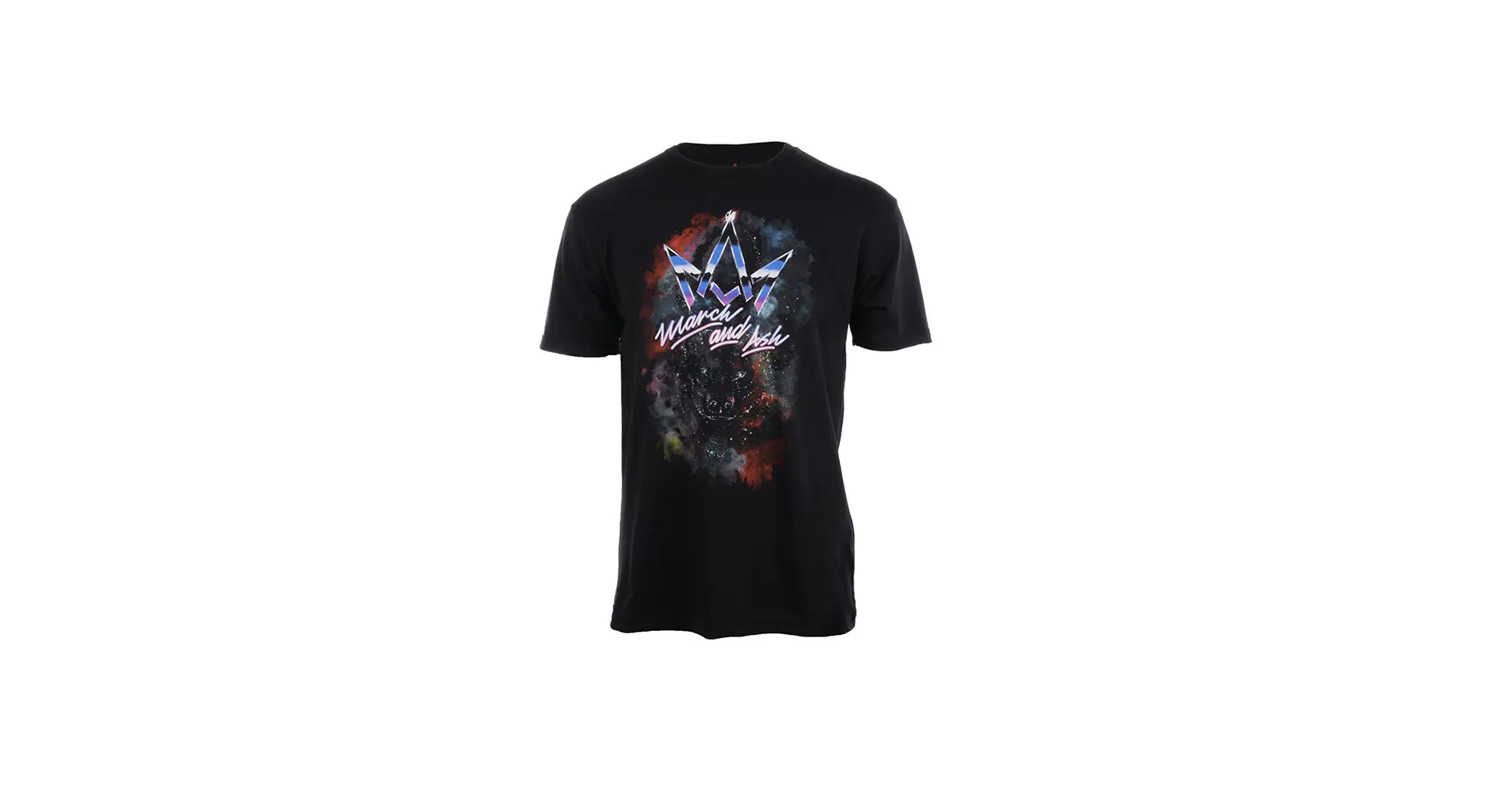 Men's March and Ash 80's Nebula T-Shirt