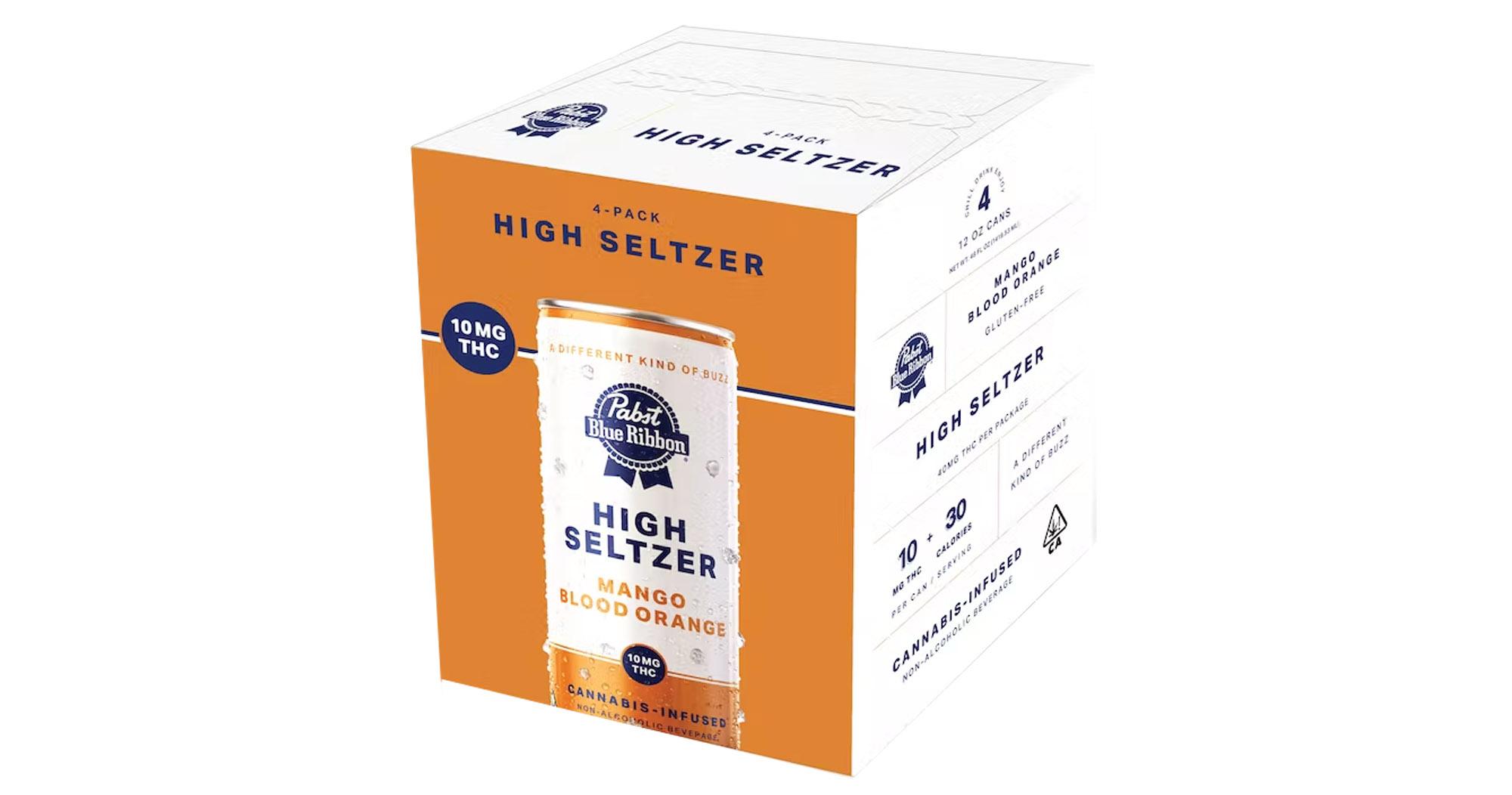 Higher Mango Blood Orange Seltzer