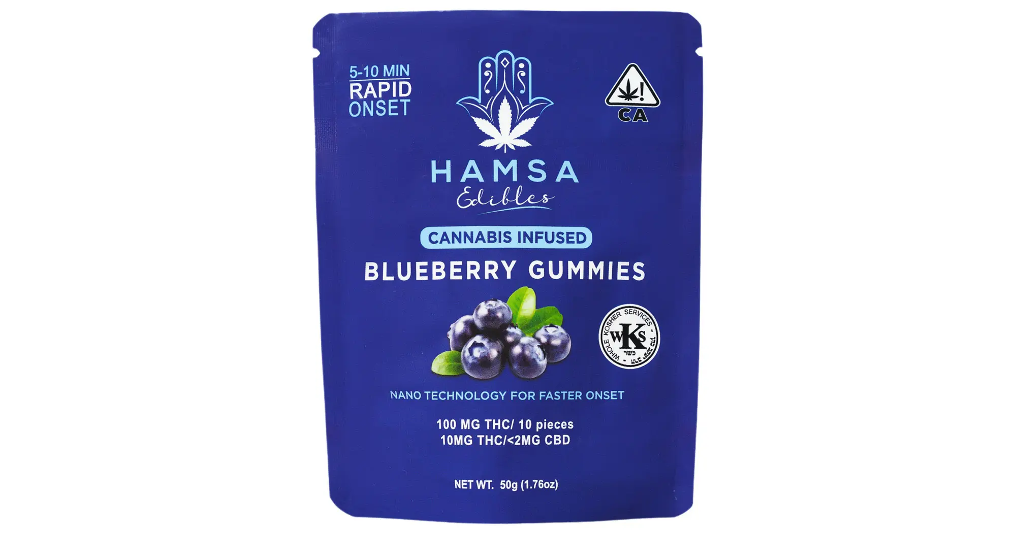 Blueberry Rapid Onset Gummies