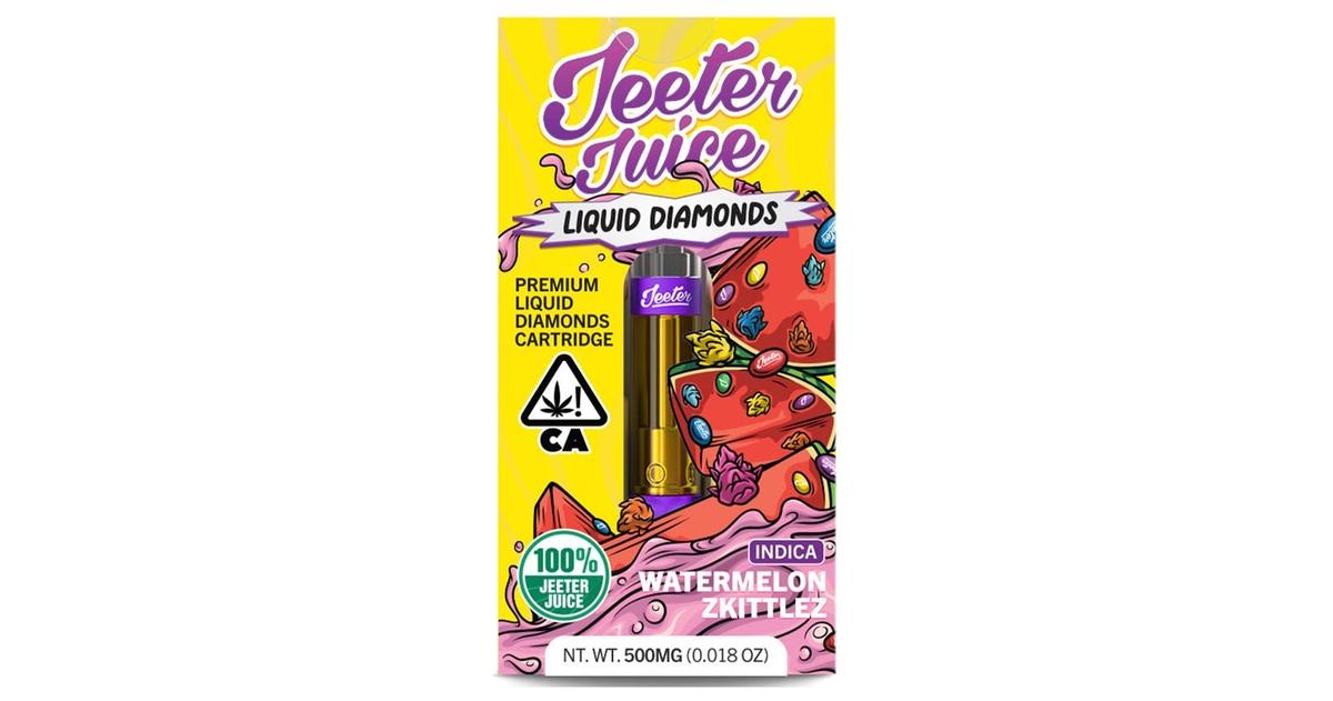 Watermelon Zkittlez Liquid Diamonds Cartridge