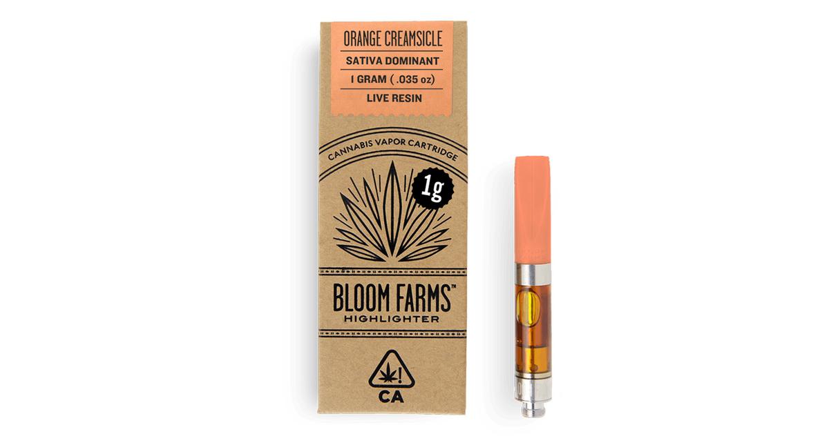 Orange Creamsicle Live Resin Cartridge