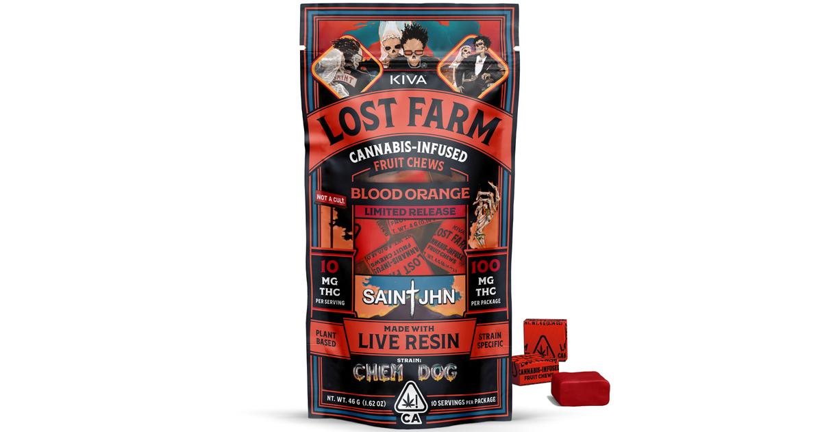 Blood Orange Chem Dog Live Resin Fruit Chews