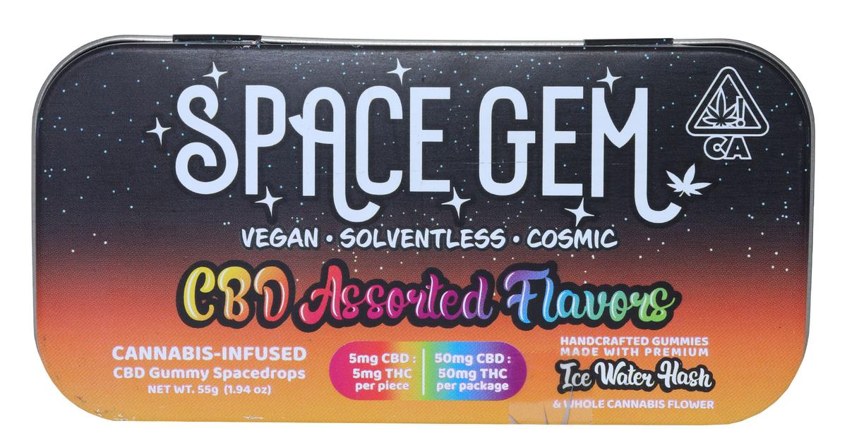 Assorted Flavors 1:1 THC:CBD Gummy SpaceDrops
