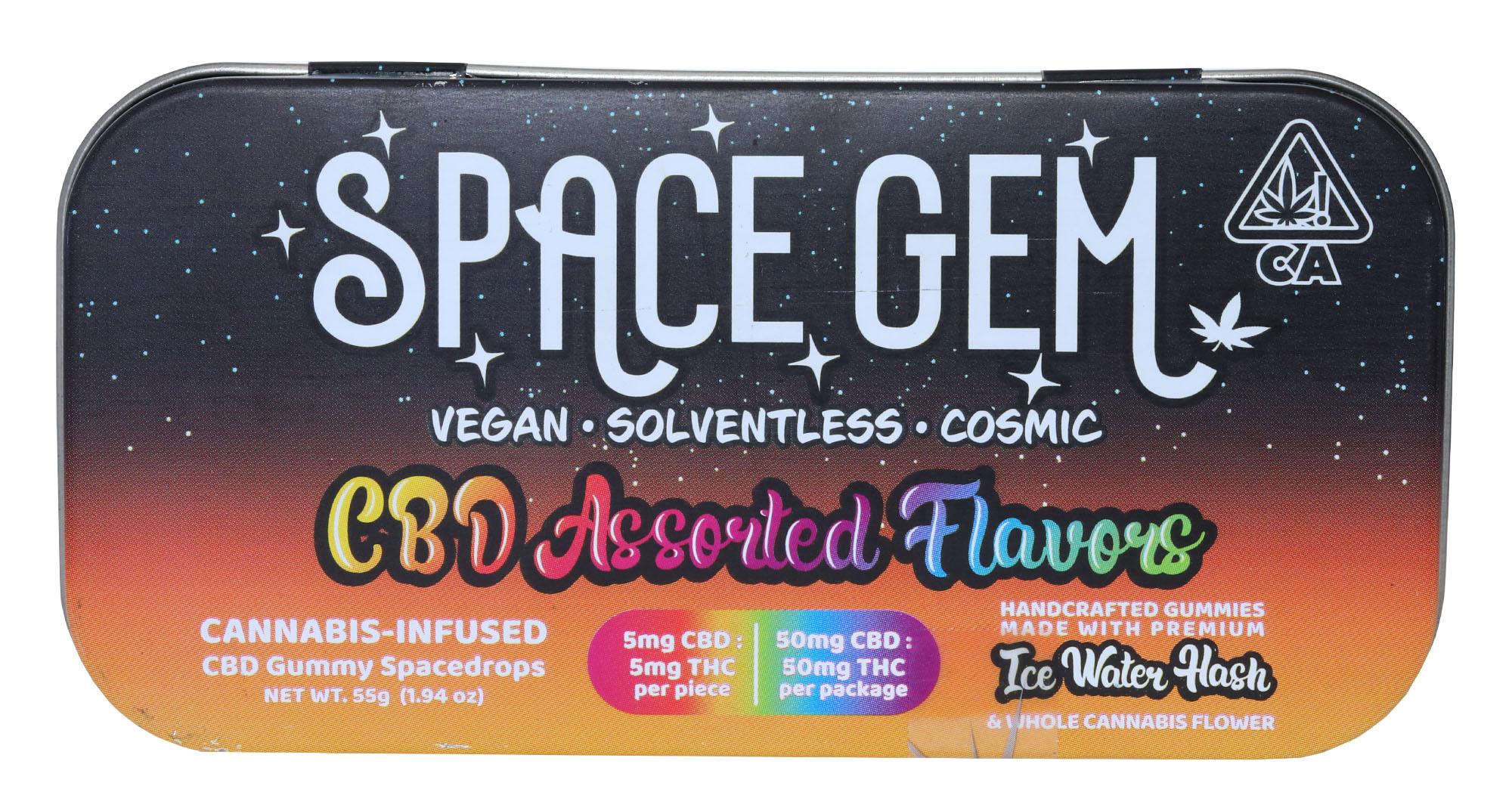 Assorted Flavors 1:1 THC:CBD Gummy SpaceDrops