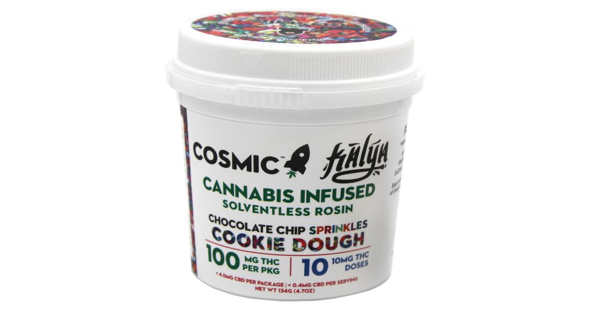 Chocolate Chip Sprinkles Solventless Rosin Cookie Dough