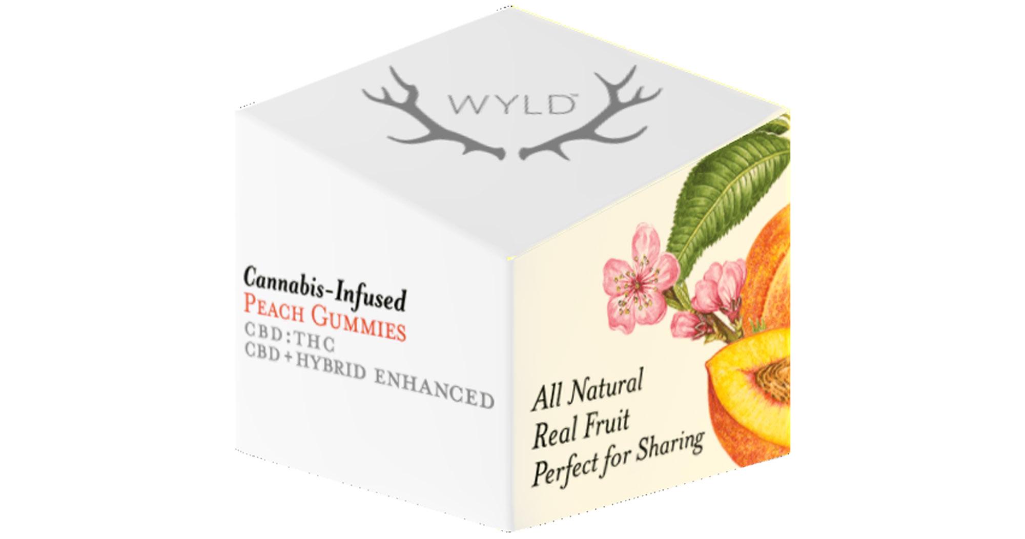 Peach 2:1 CBD:THC Gummies