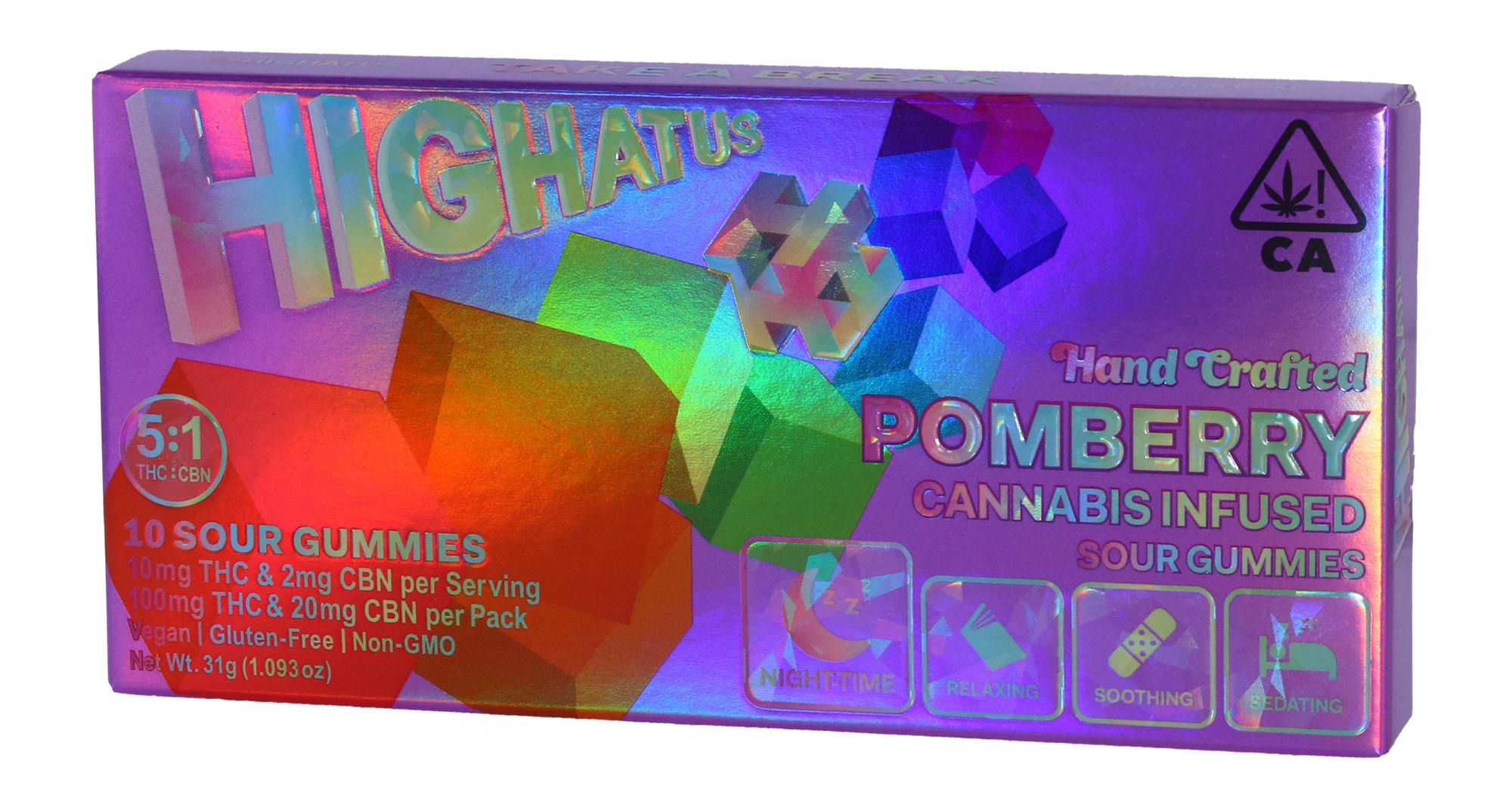 PomBerry 5:1 THC:CBN Sour Gummies