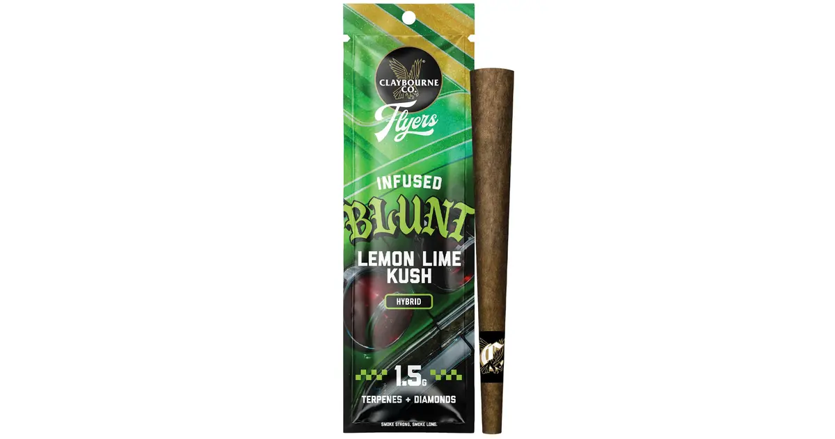 Lemon Lime Kush Flyers Infused Blunt