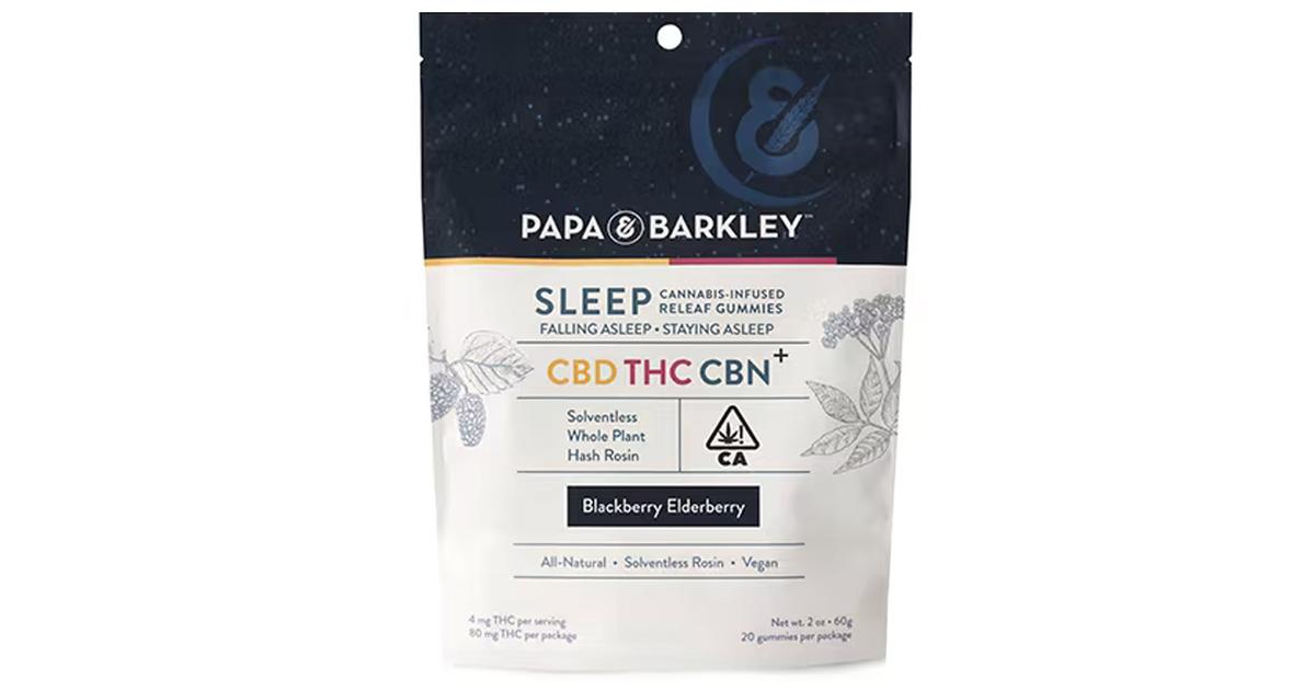 Blackberry Elderberry 4:2:1 THC:CBD:CBN Sleep Releaf Gummies