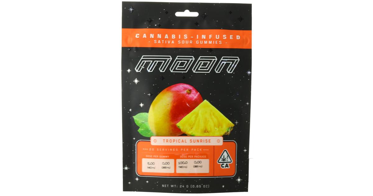 Tropical Sunrise Sativa Sour Gummies