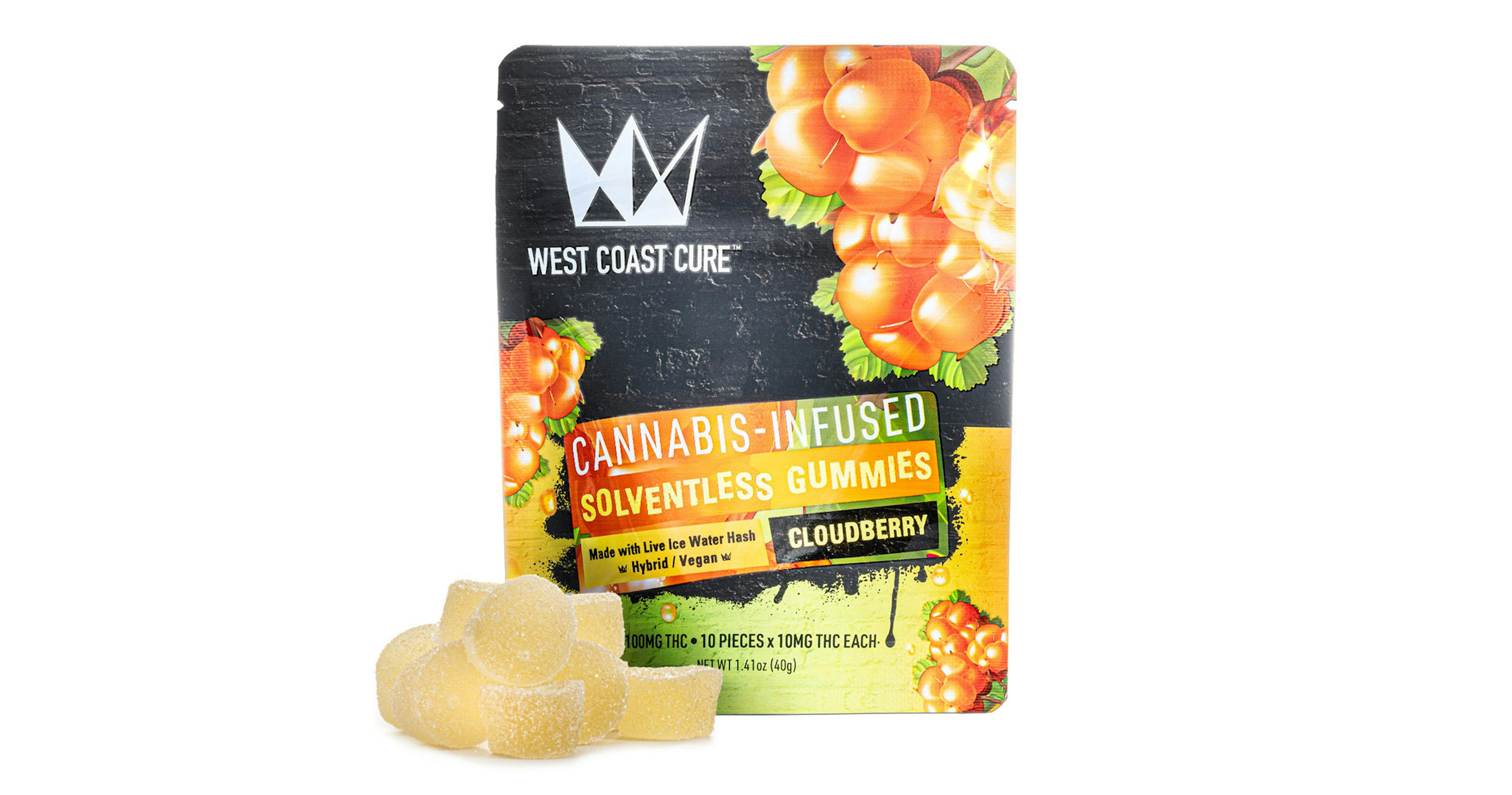 Cloudberry Solventless Vegan Hash Gummies