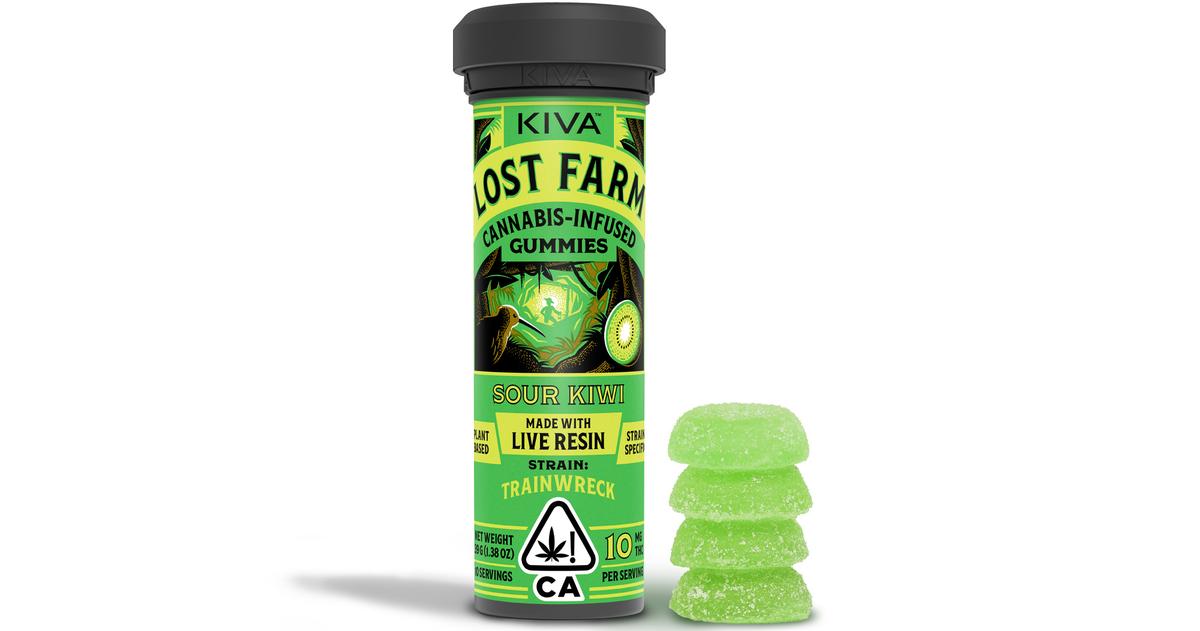 Sour Kiwi Trainwreck Live Resin Gummies