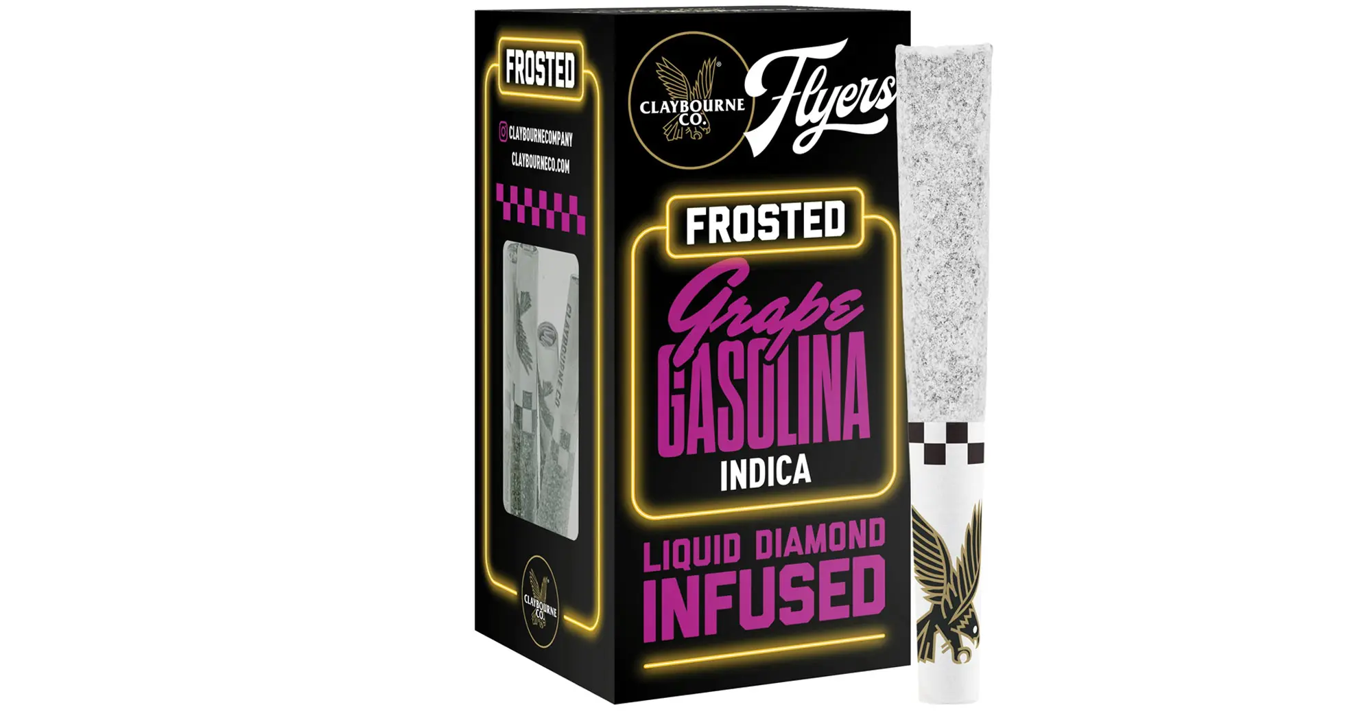 Grape Gasolina Flyers Frosted Infused Pre-Rolls