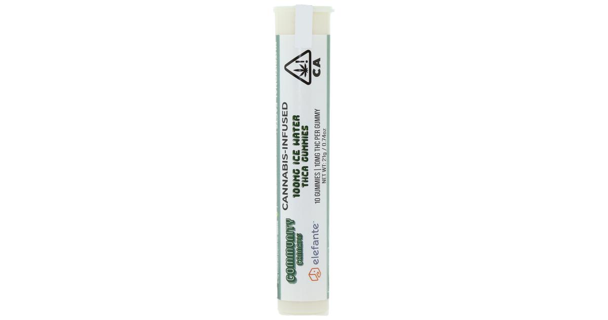 Cherry Lime THCA Ice Water Rosin Gummies