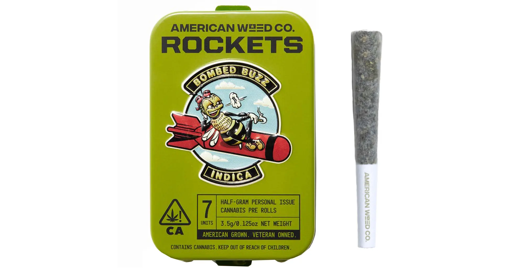 Bombed Buzz Indica Infused Pre-Roll Pack