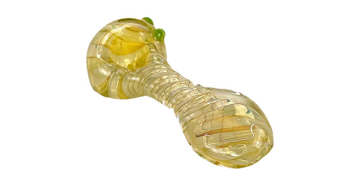 24 Silver Fumed Twist Pipe