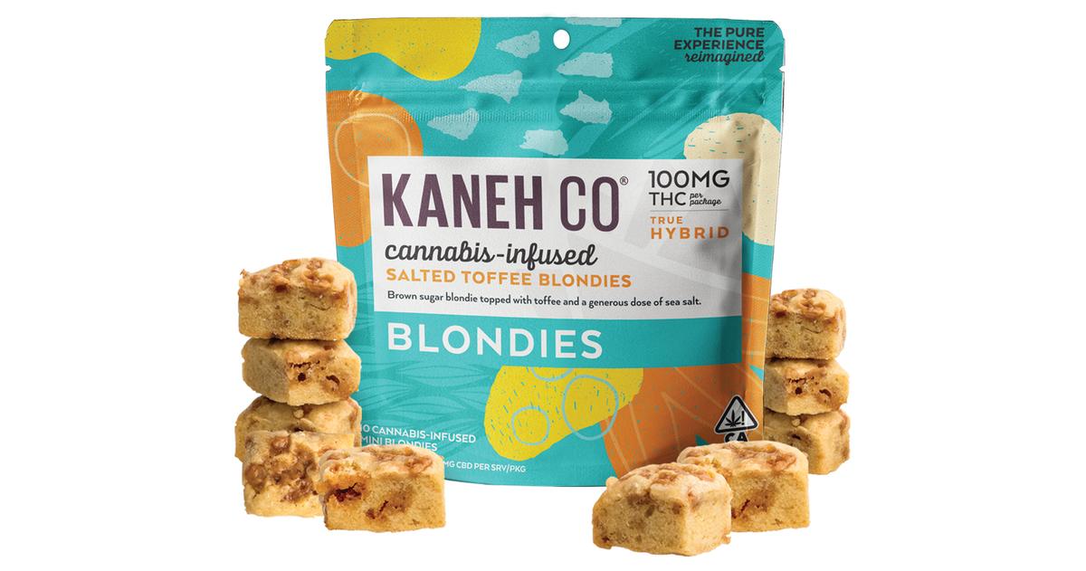 Salted Toffee Blondies