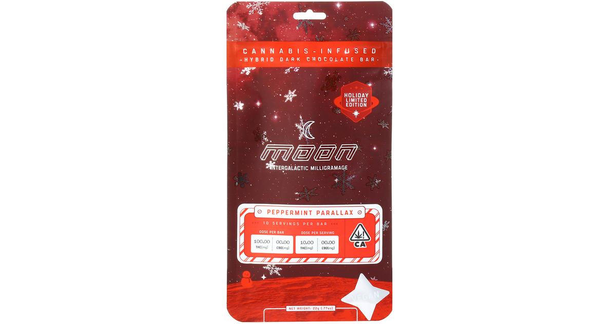 Peppermint Parallax Hybrid Dark Chocolate Bar