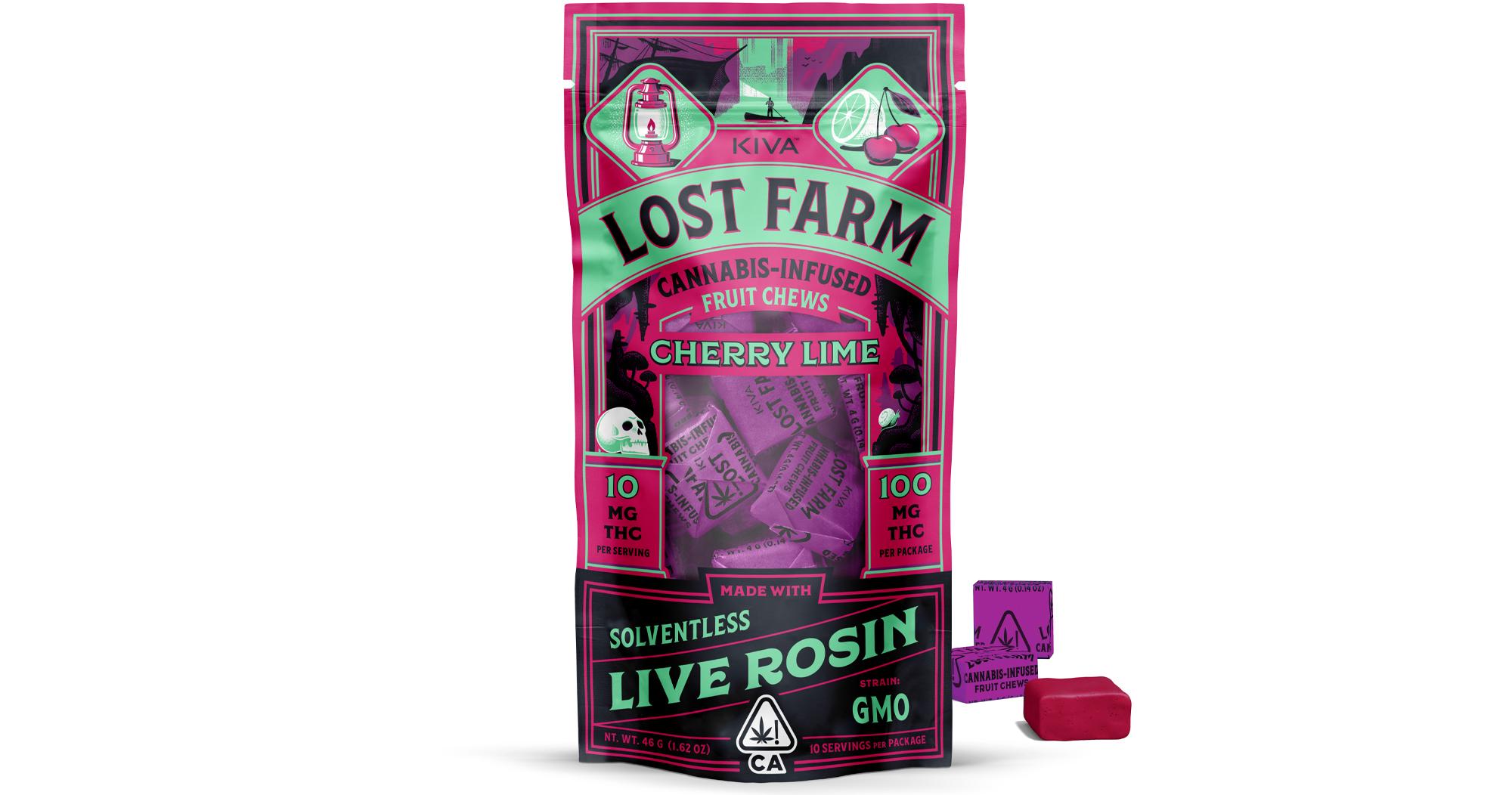 Cherry Lime GMO Live Rosin Fruit Chews