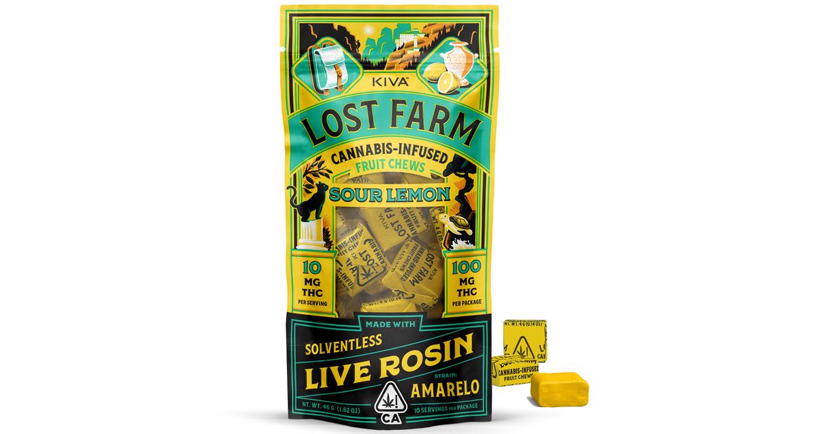 Mango 2:1 THC:THCv Amarelo Live Rosin Fruit Chews