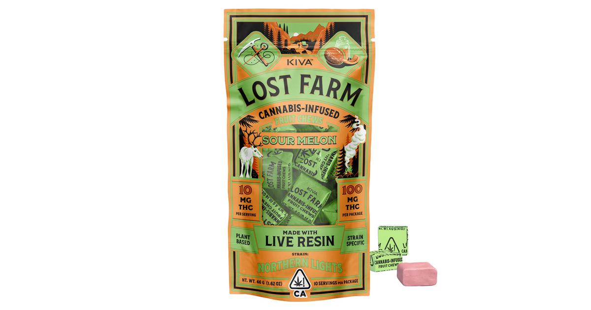 Sour Melon Northern Lights Live Resin Fruit Chews