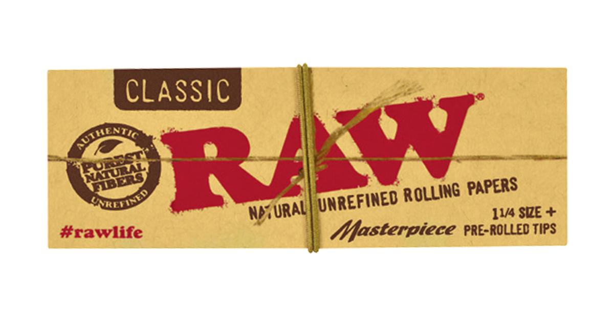 Masterpiece 1 1/4 Rolling Papers + Pre-Rolled Tips