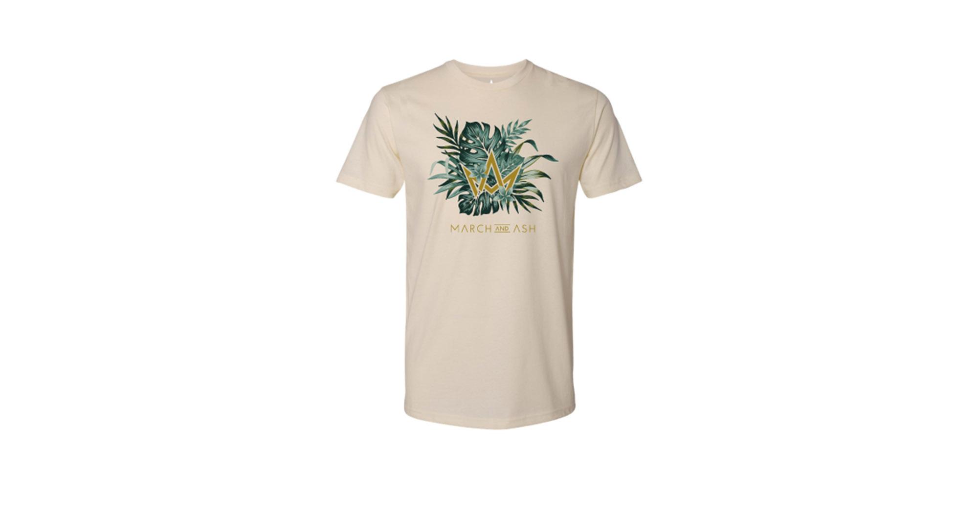 Cream Jungle Tee