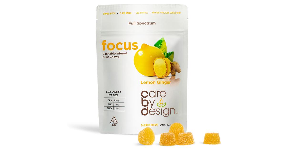 Lemon Ginger Focus Gummies