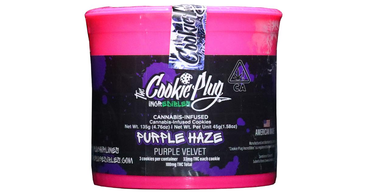 Purple Haze Purple Velvet Cookies