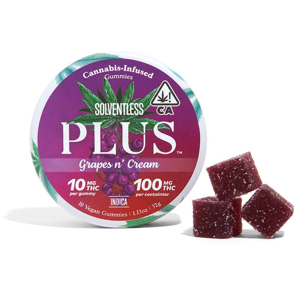 Grapes n' Cream Solventless Hash Indica Gummies