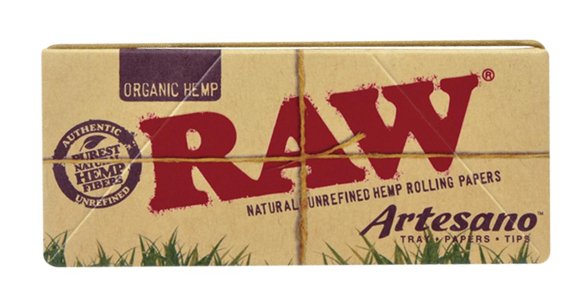 Kingsize Slim Organic Artesano Rolling Papers + Tips