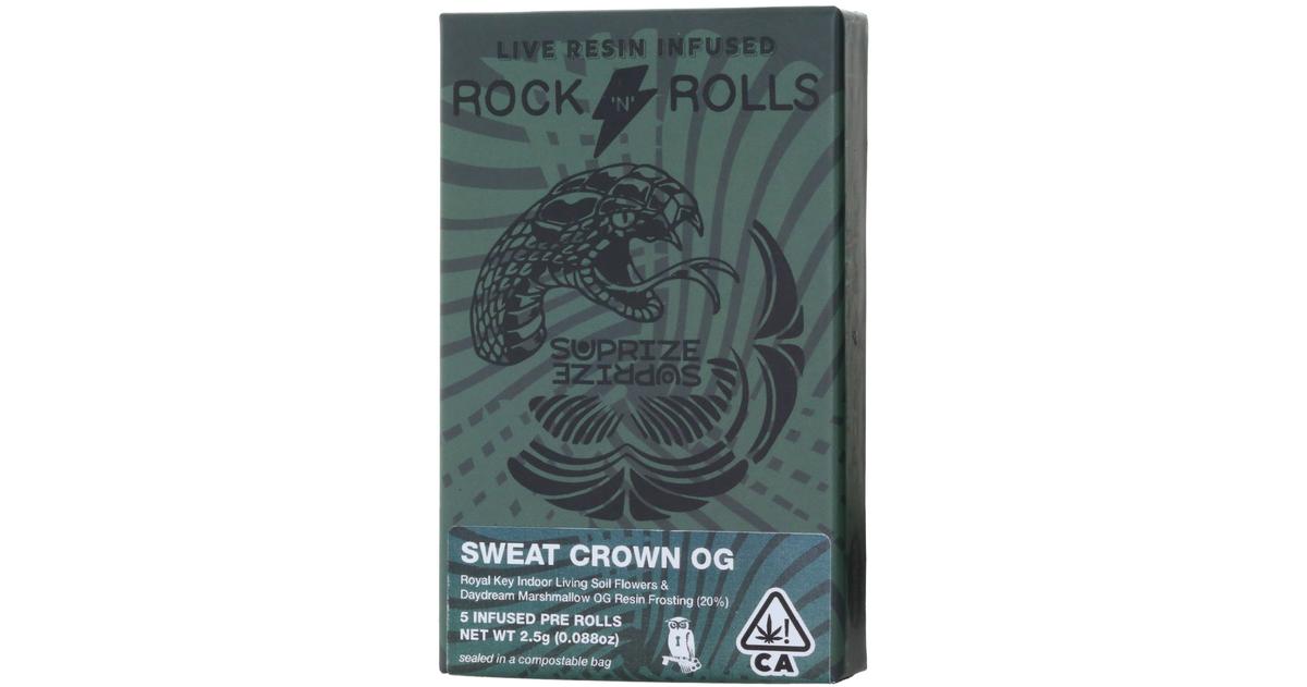 Sweat Crown OG Live Resin Infused Pre-Rolls