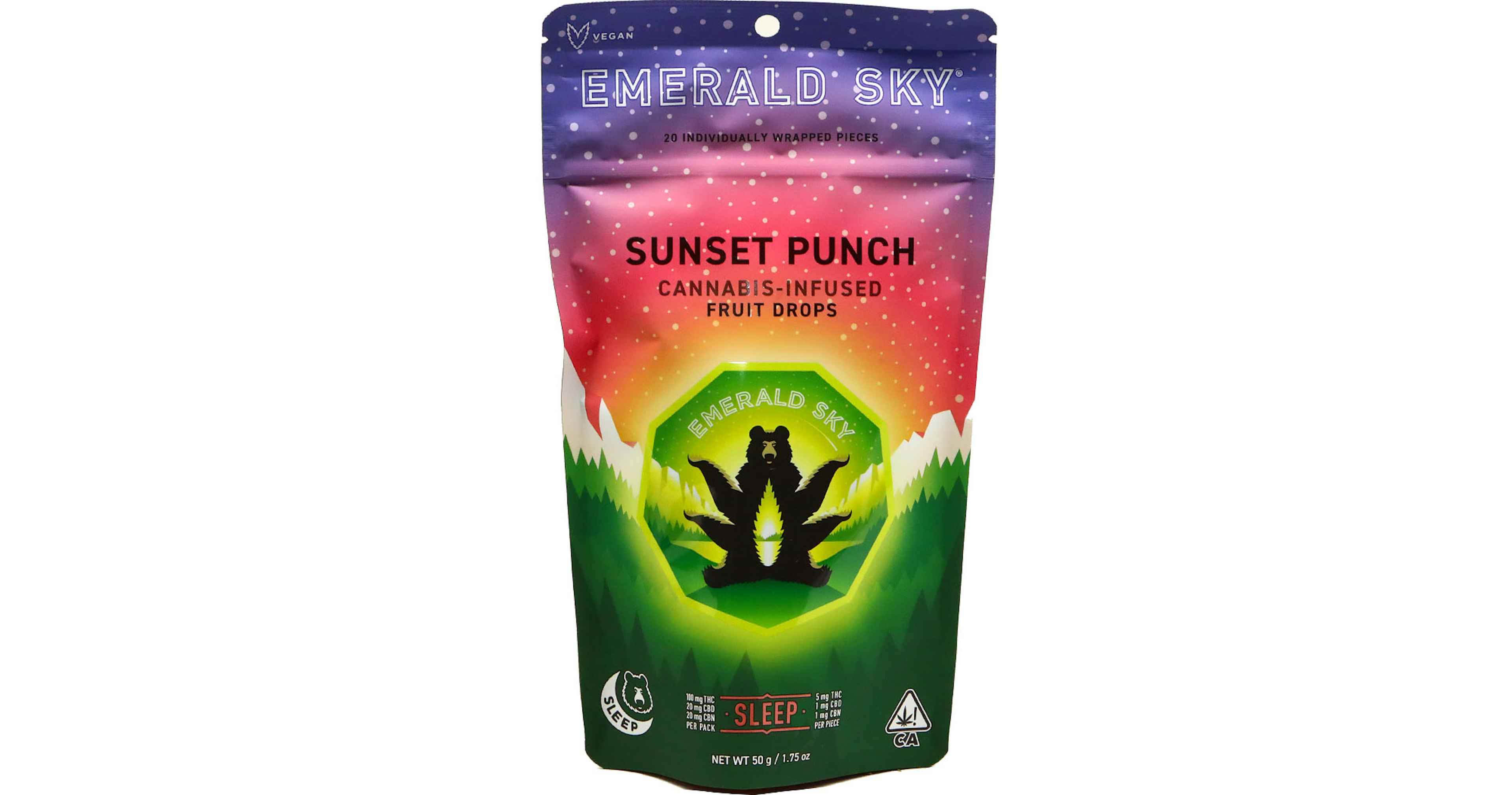 Sunset Punch 10:2:2 CBN Fruit Drops