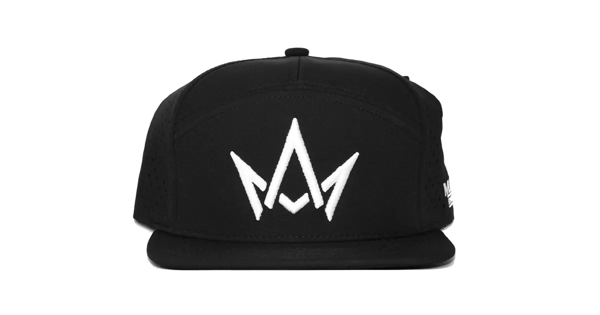 Black Hat White Crown Logo