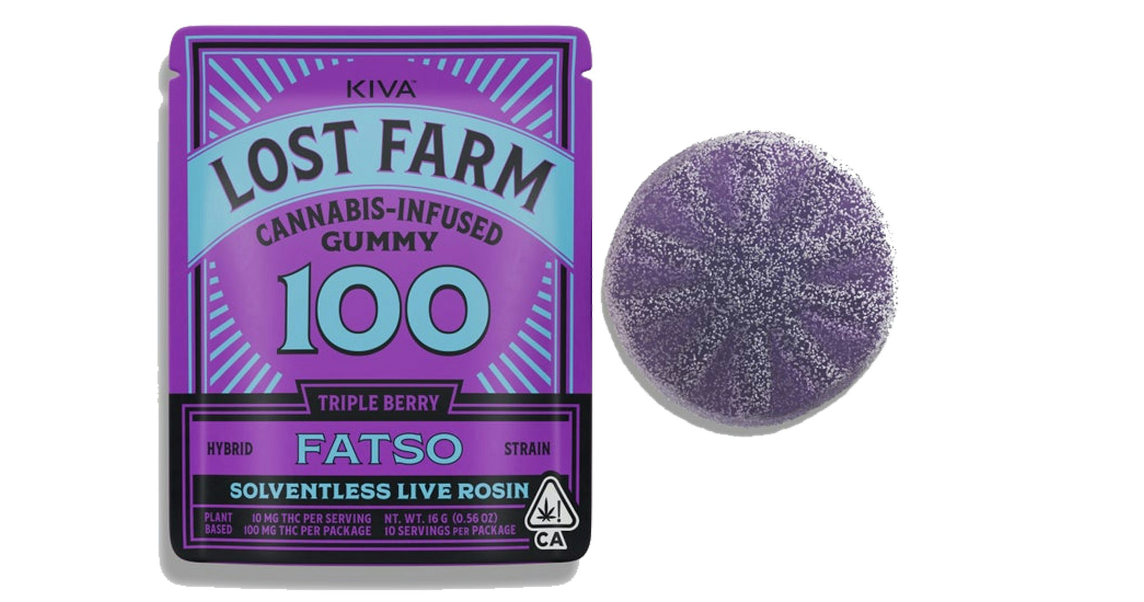 Triple Berry Fatso Live Rosin Gummy