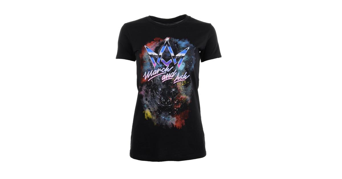 Women's March and Ash 80's Nebula T-Shirt