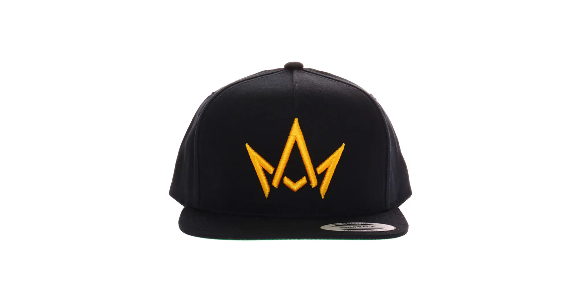 Black Hat Yellow Gold Crown