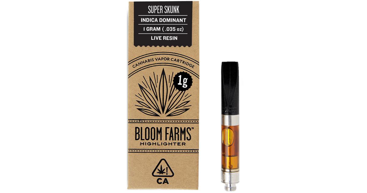 Super Skunk Live Resin Cartridge