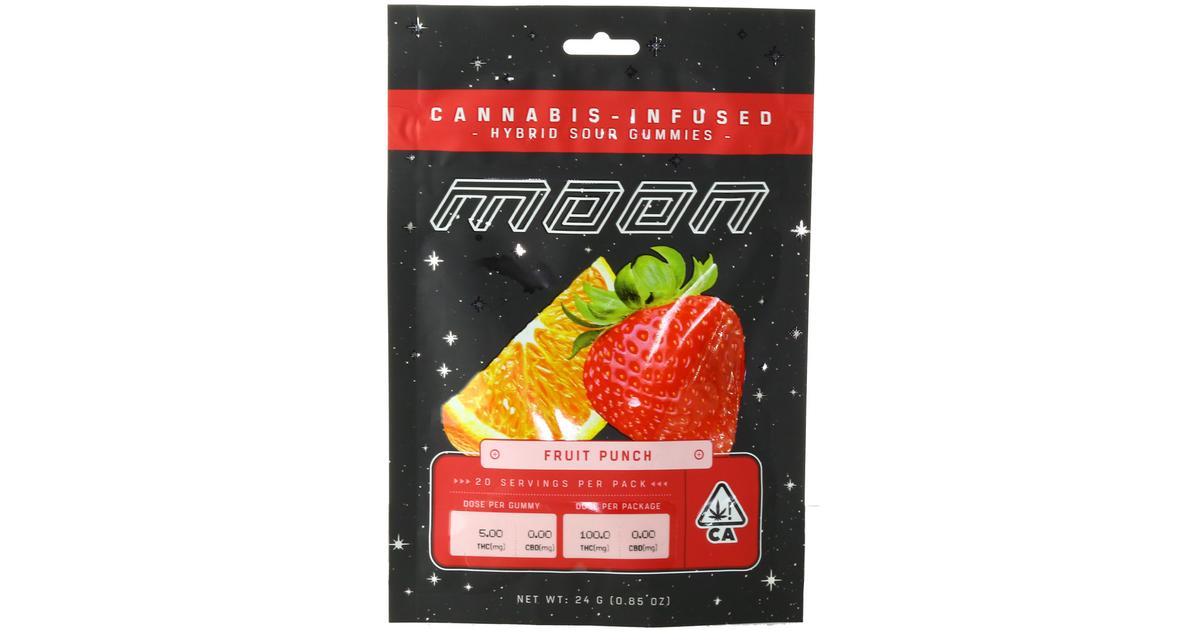 Fruit Punch Hybrid Sour Gummies